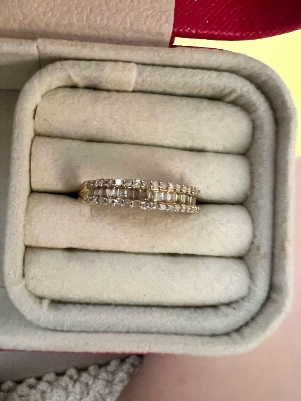 Tiara 18k Pure Gold with diamonds 0.500 carat, S6.5